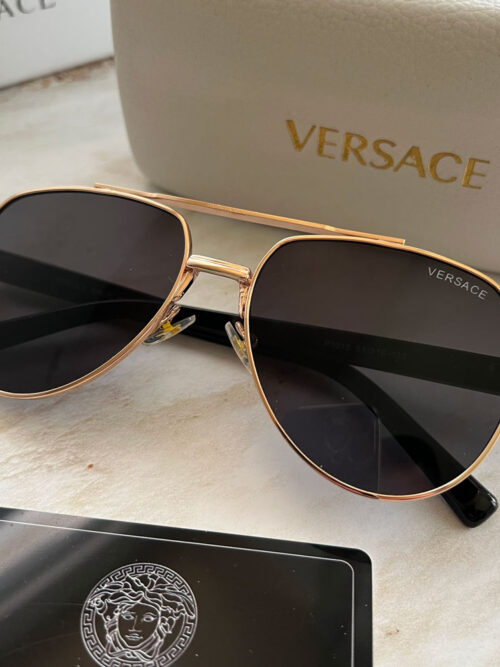 عینک دودی مردانه Versace