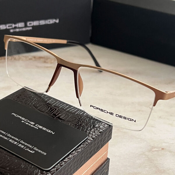 عینک طبی Porche Design مردانه طلایی کد 8508