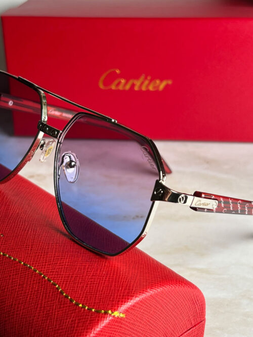 عینک دودی Cartier مردانه کد 00316