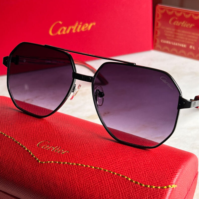 عینک دودی Cartier مردانه کد 00319 - Image 2