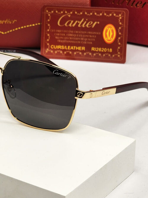 عینک دودی مردانه کارتیر CARTIER SUNGLASSES 88001-1