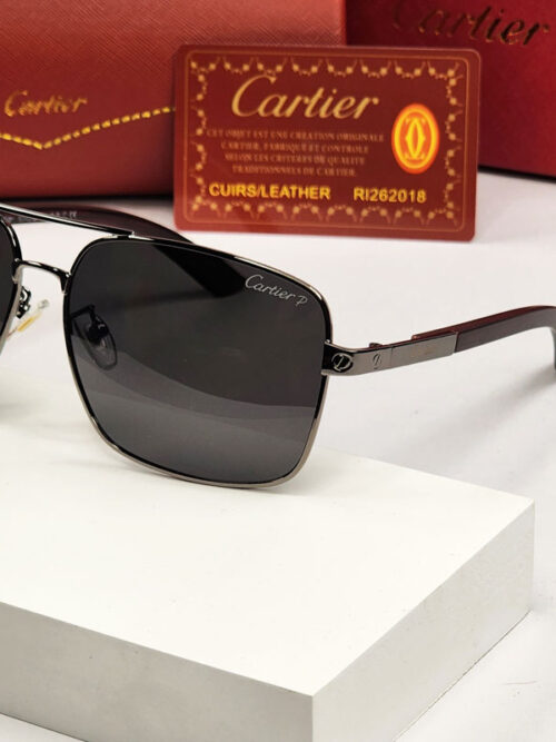 عینک دودی مردانه کارتیر CARTIER SUNGLASSES 88001-3