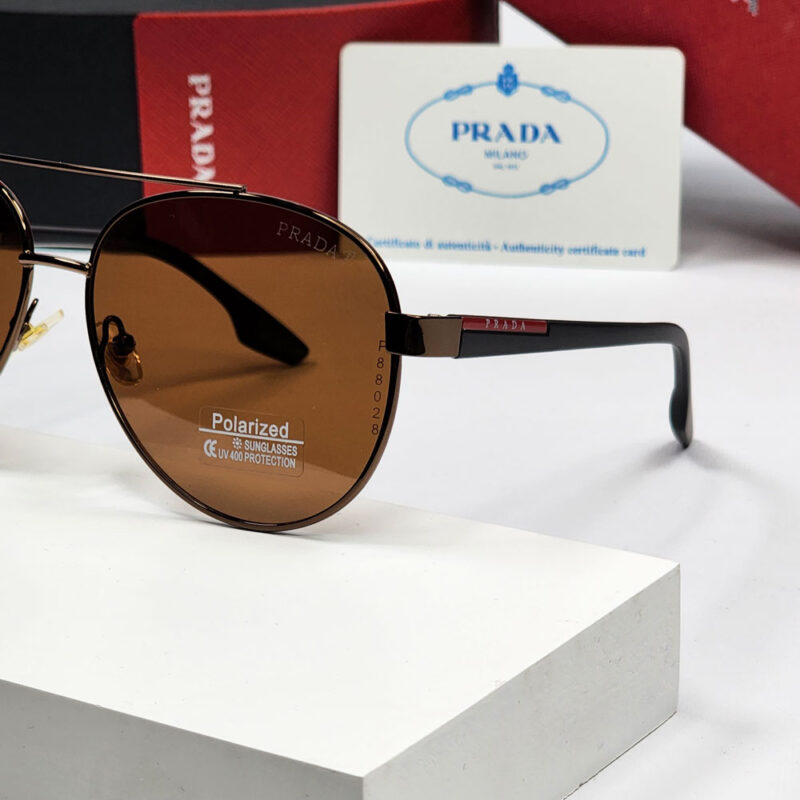 عینک آفتابی مردانه پرادا PRADA Sunglasses 88028-3 - Image 2
