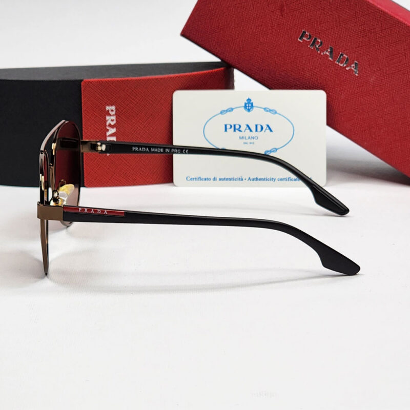 عینک آفتابی مردانه پرادا PRADA Sunglasses 88028-3 - Image 3