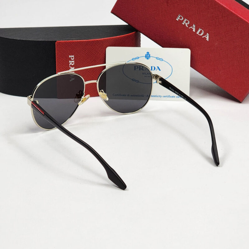 عینک آفتابی پرادا مردانه PRADA Sunglasses 88028-4 - Image 4