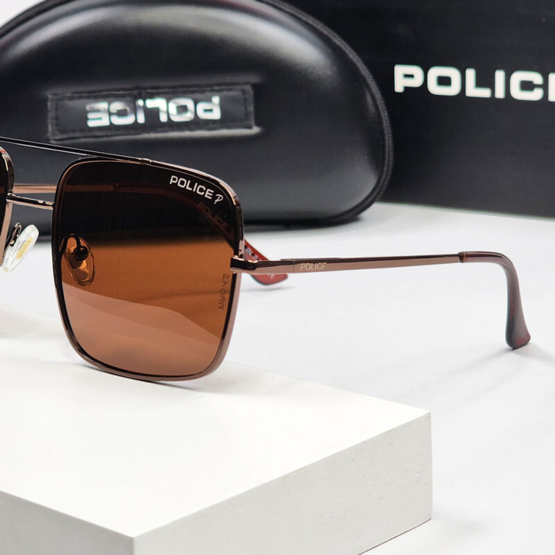 عینک دودی مردانه پلیس POLICE Sunglasses 7032 - Image 2